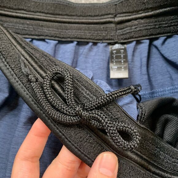 Adidas Shorts Men S Small Navy Black Axis Heathered 2.0 Stretch Workout Running - Picture 5 of 14